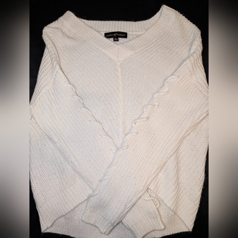 Almost Famous White Sweater